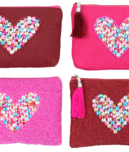 1527 POCHETTE HEARTS 4P
